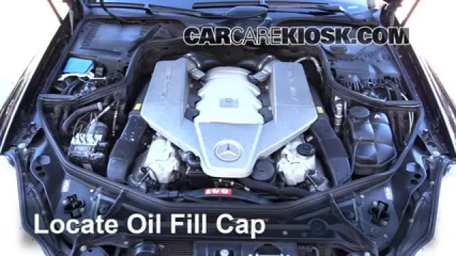 2007 Mercedes-Benz CLS63 AMG 6.3L V8 Aceite Agregar aceite